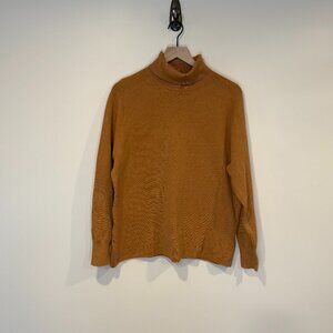 Universal Standard Size S Tan Knit Turtleneck